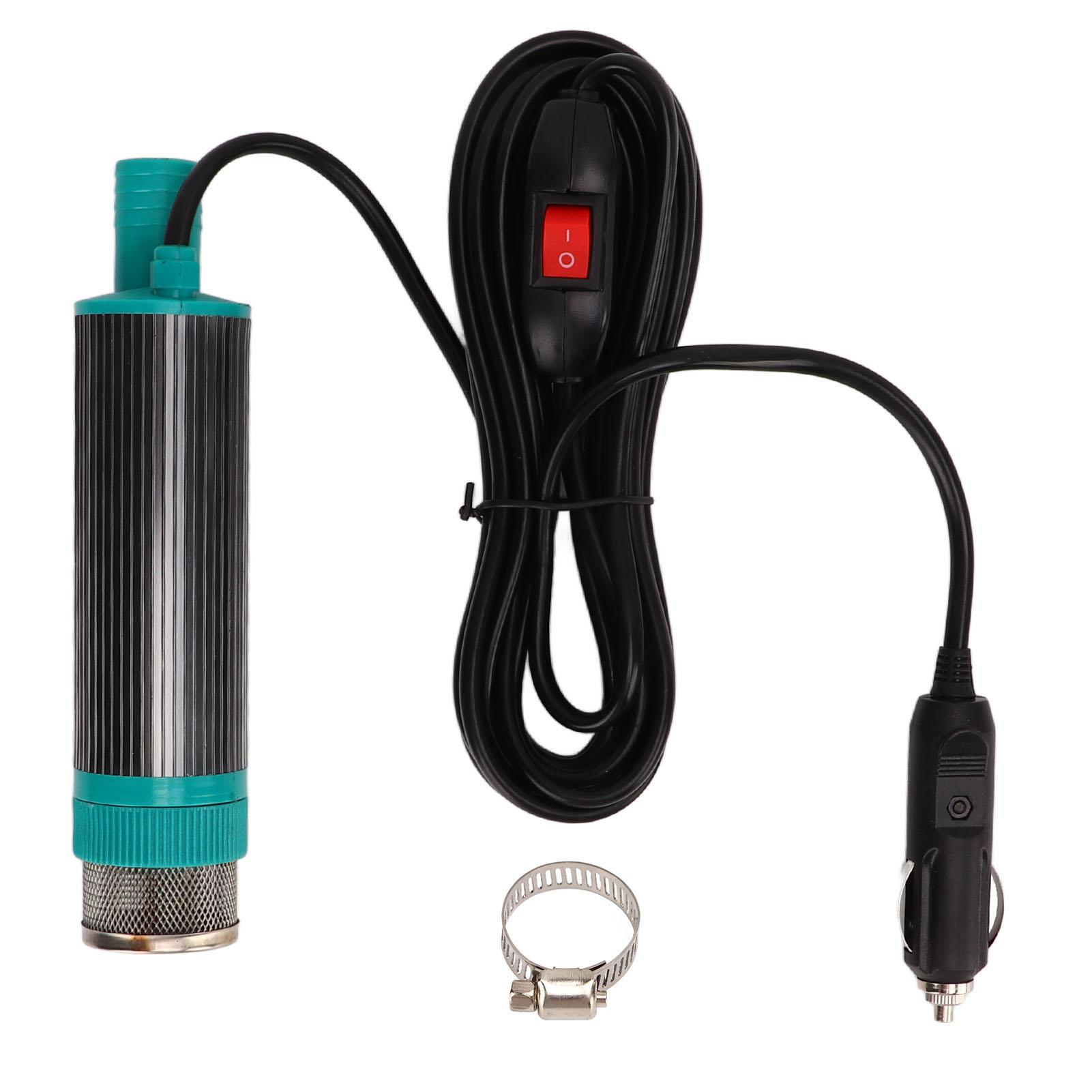 

12V Portable Electric Oil Water Extractor Pump with 5m Cable Transfer Fluid Diesel Kerosene for RV