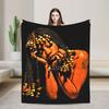 SOS SZA Rapper Knitted Blanket 90s Music Fleece Throw Blanket Bedroom Sofa Decoration Lightweight Bedspread