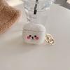 Cute  Plush Teddy Bear Headphone Cover For Apple Airpods 4 3 2 1 and Airpods Pro2 3 Protective Case Against Falls