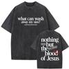 Fathers Day Fishers of Men Merch T Shirt Men Women Vintage Washed Hot Sale Tshirt High Quality Oversized T Shirts Streetwear