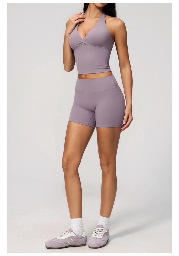 Dare To Show Yoga Set: Seamless Hip-Lifting Patchwork, Double-Layer Waistband, Cross-Border 2-Piece Fitness Wear, Style 4208