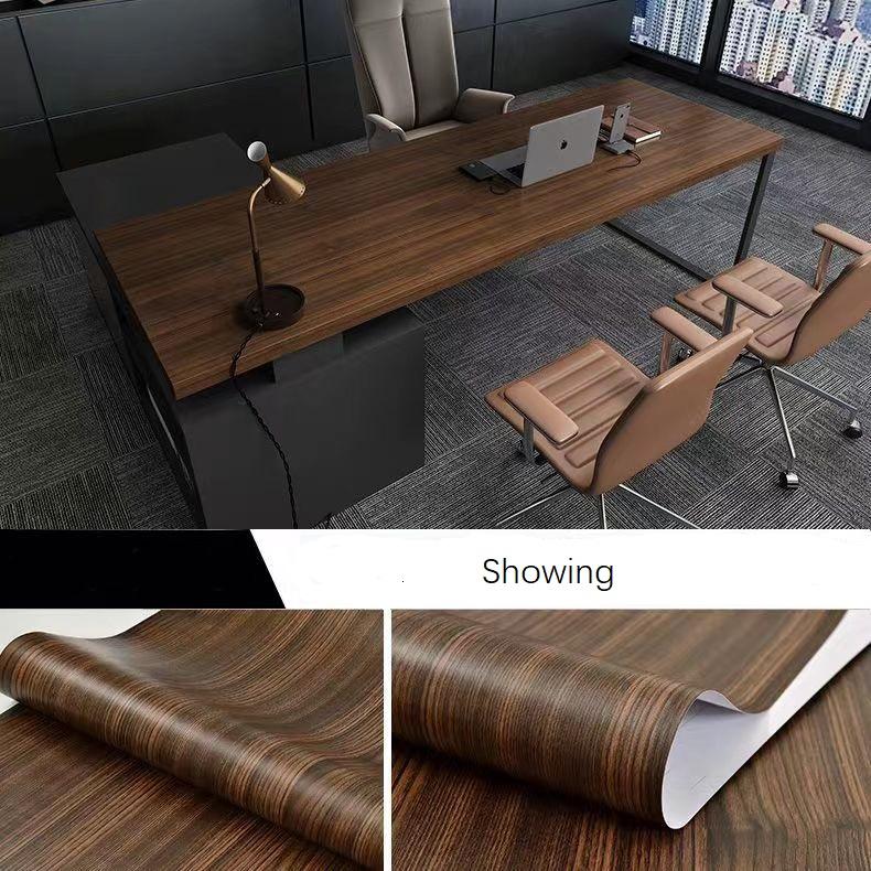5 meter behang en behang Echt houtnerfbehang PVC Vinyl zelfklevend behang voor muur bureau kledingkast kast toonbank huisdecoratie