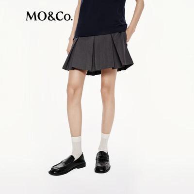 MO&Co. Academic Style Pleated Mini Skirt