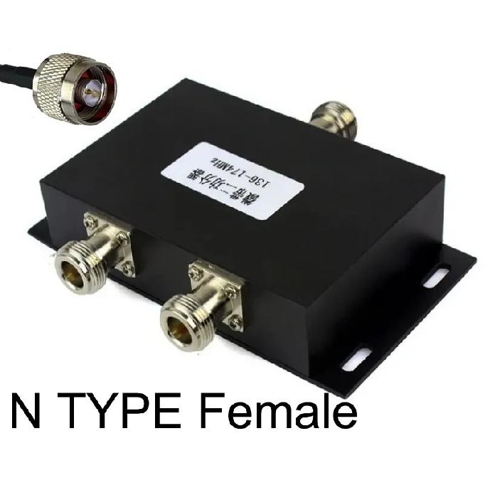 Matsutec MA-Splitter VHF splitter Two way VHF antenna power splitter 136-174MHz Power Divider Splitter for Radio Repeater Power