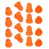 8 Pairs Ear Tips Replacement for for Se846 Se535 Se215 and Inner Hole 2.0‑3.5mm Earbud Orange