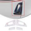 White ABS Exterior Door Handle Frame Trim For Nissan 370Z Z34 2009-