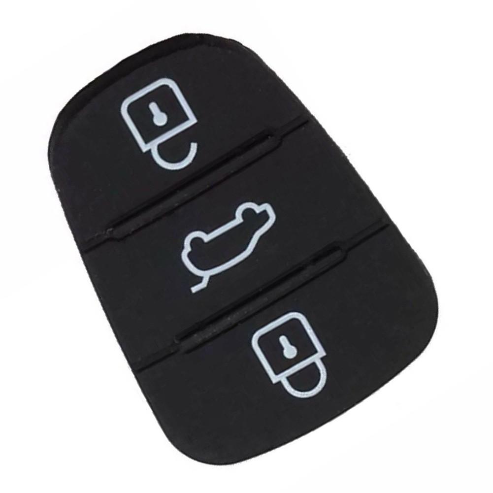 3 Buttons For Hyundai I10 I20 I30 Key Button Cover 1* 1pc For Hyundai Ix35 Ix20