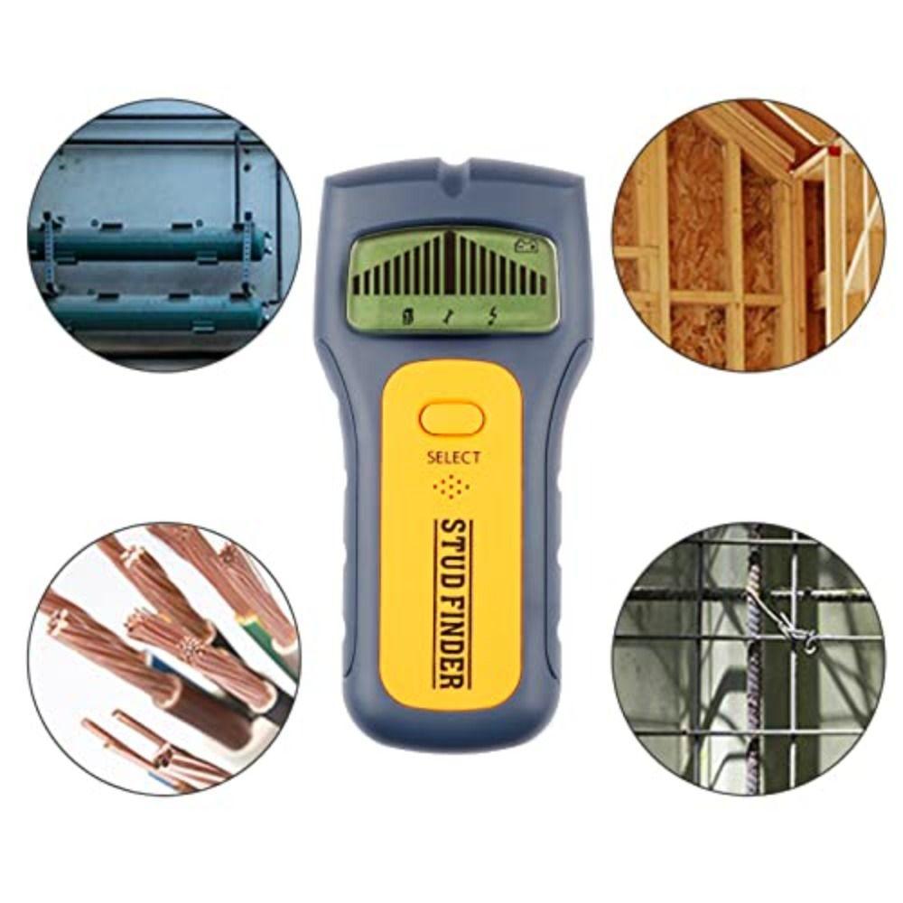 LCD Display Wall Scanner Multifunction Live Wire Detector  Wooden Pillar Voltage Density Detection