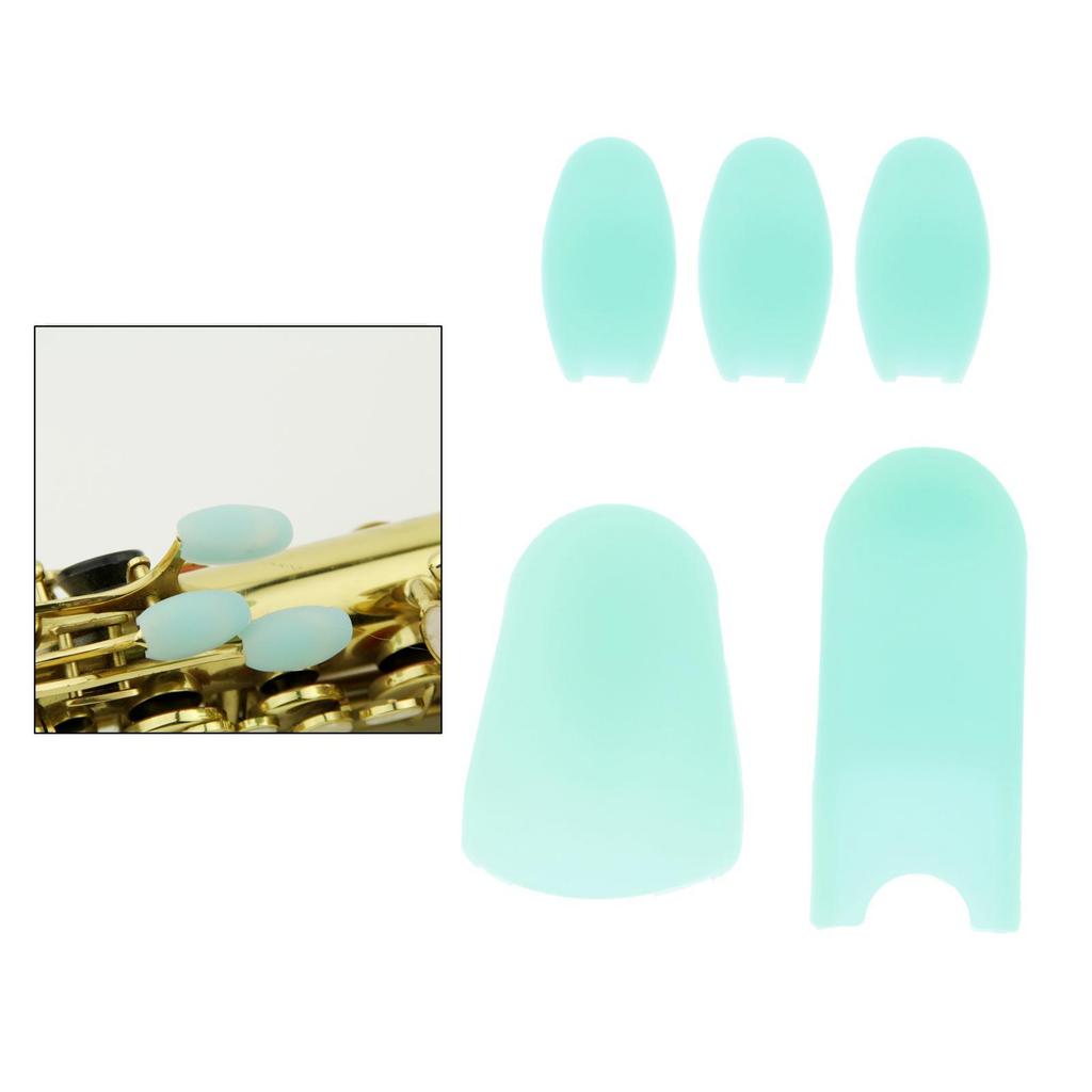 1 Set Saxophone Colored Thumb Rest Cushions Palm Key Pads Parts