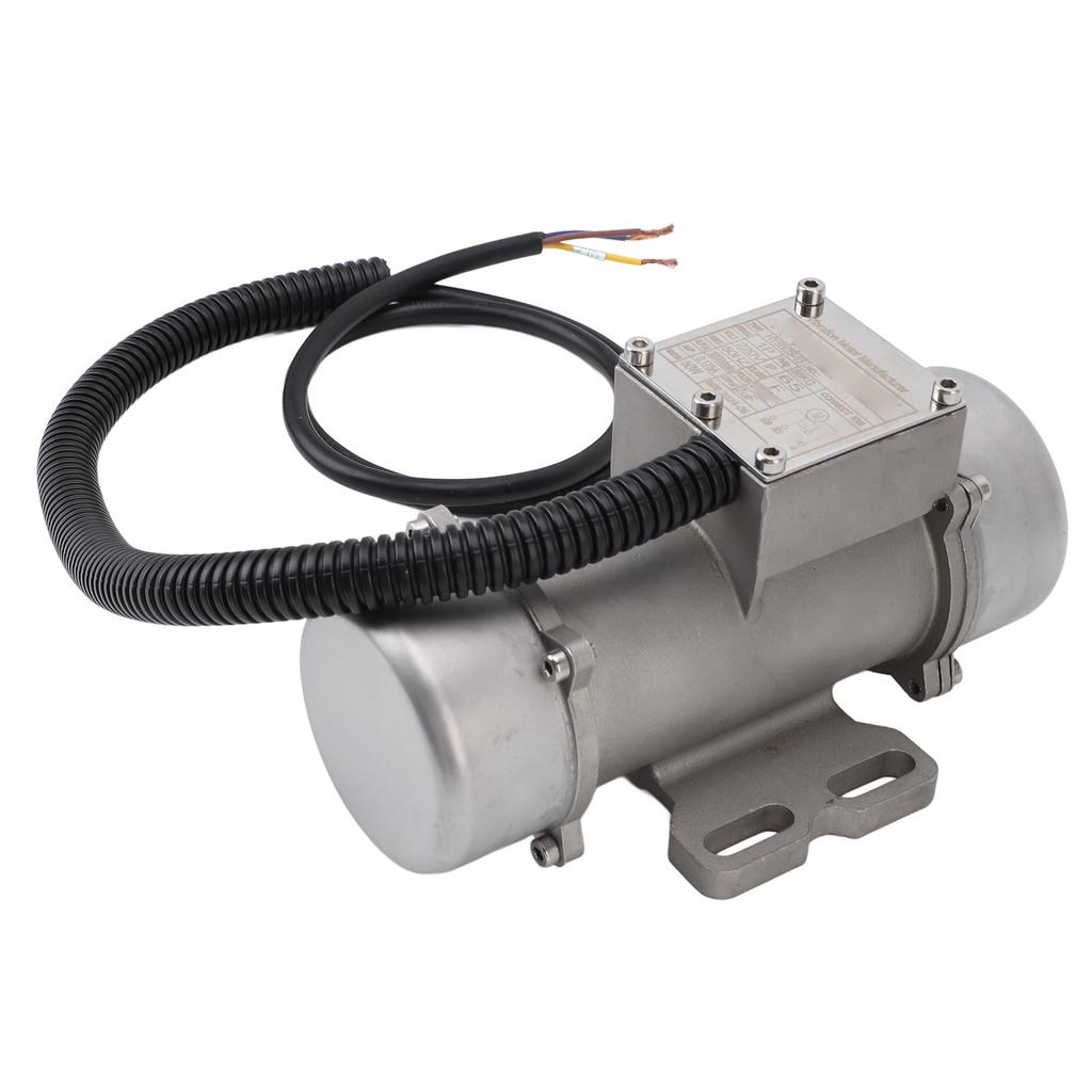 Concrete Vibration Motor Stainless Steel 220V 3000r min IP65 Single Phase Asynchronous Vibrator Motor for Sand Shaker
