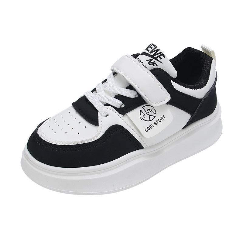 

2025 Kids Skate Shoes: Soft Sole, Non-Slip, Spring/Autumn, for Boys & Girls, White, Casual & Sporty Size 37, Inner Length 22 cm чорний