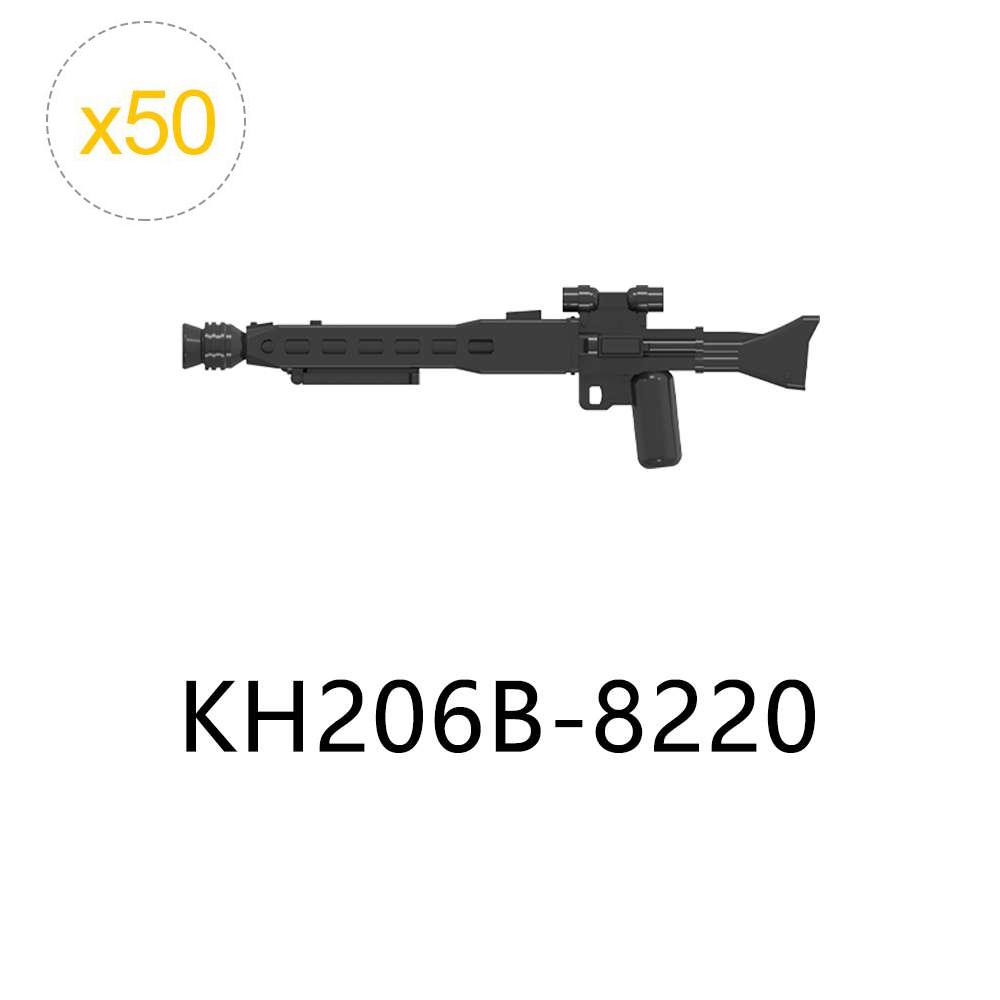 50pcs/lot Gun Pistol Space Soldiers Military War Weapon Compatible Figure Building Blocks Educational Toys For Children Boy Kid