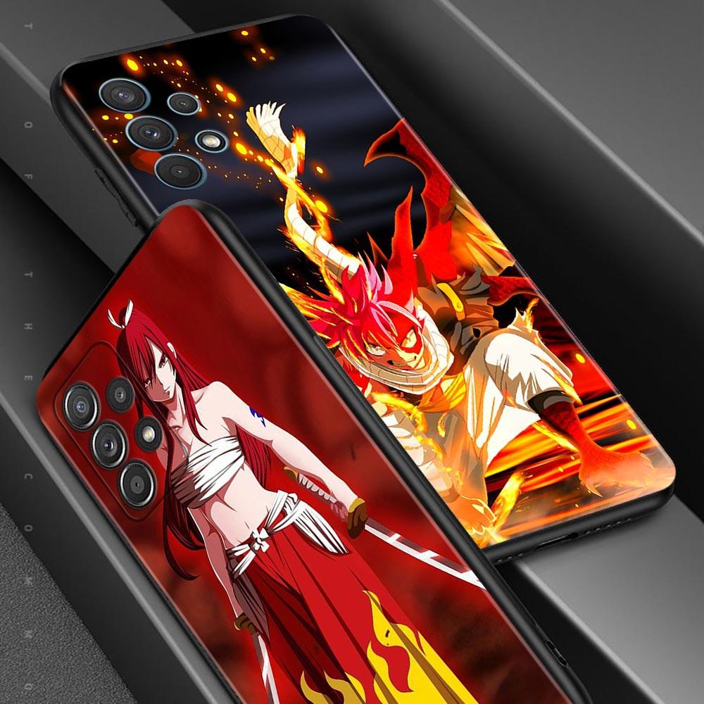 Silikon Fall Für Samsung Galaxy A51 A12 A21s A71 A52 A31 A32 A02s A72 A11 A41 A22 A01 A51 5G A02 f42 Manga Fairy Tail Anime
