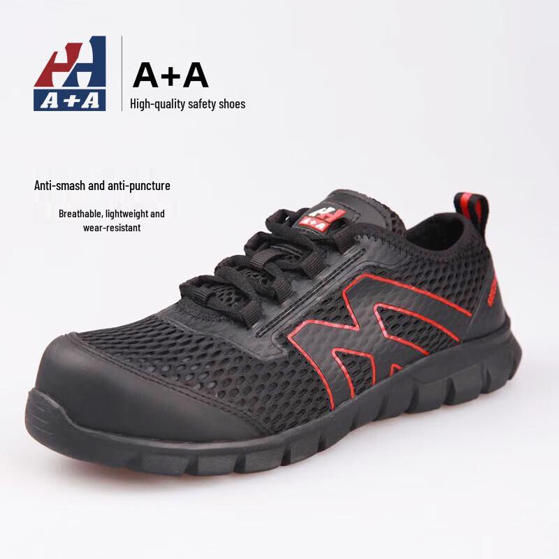 Men s A+A 5310 Lightweight Breathable Anti-Smash Anti-Static Safety Work Shoes 41