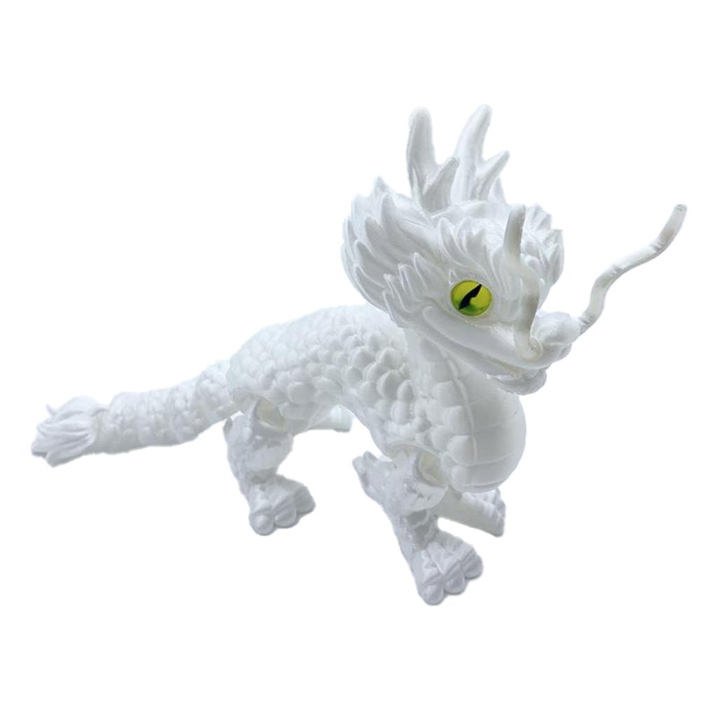 3D Printed Kirin Figurine Movable Simulation Model Creative Toy for Children Desk Decoration and Gift