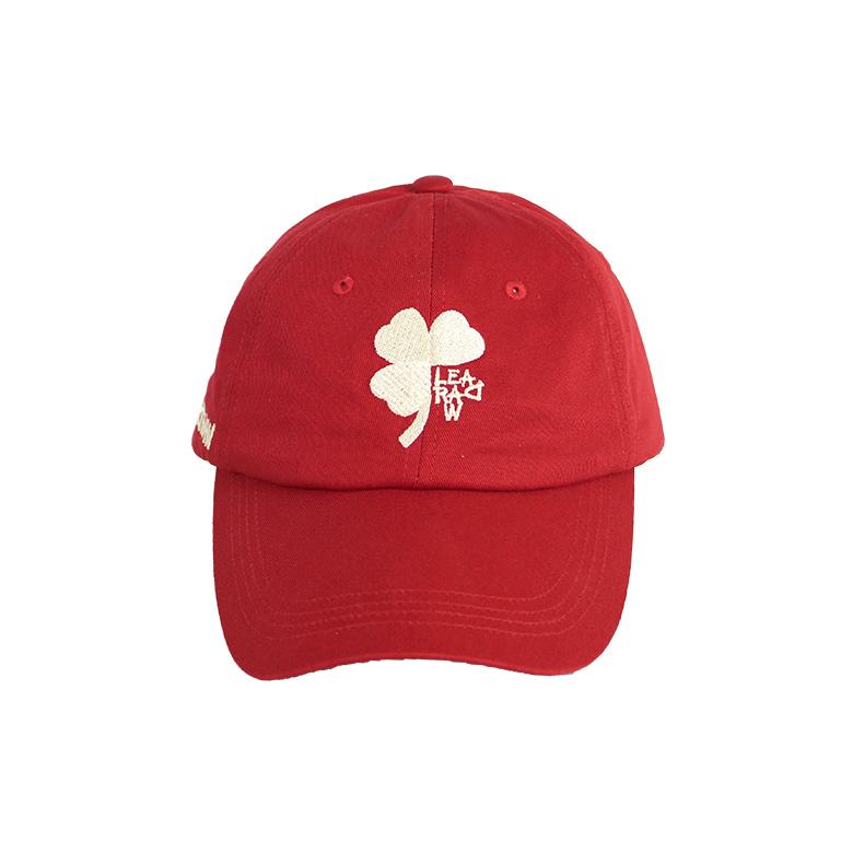 LEADRAW Clover Ball Cap_Red