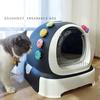 4pcs Donut Shaped Pet Deodorizer Light Fragrance Litter Box Odor Remover  Pet Travel Carrier