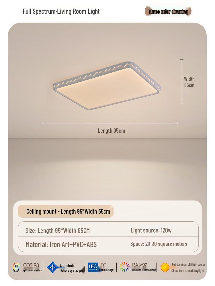 2025 Modern Minimalist Ceiling Light - Cream Style Living Room Main Light