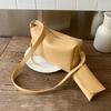 Fashion Solid PU Classic Style Square Shoulder Bag 2026 New Large Capacity Crossbody Bags High Quality Simple Women's Armpit Bag