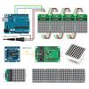 MAX7219 Dot Matrix Module 8x8 LED Display Modules for Arduino Raspberry Pi Microcontroller with 5Pin Wires