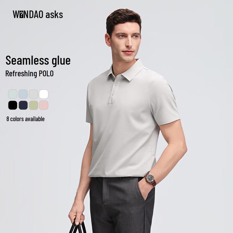 Men s Seamless Breathable Golf Polo Shirt M