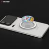 Magnetic Heat Transfer Airbag Phone Holder: Retractable, Folding, Transparent Groove Design