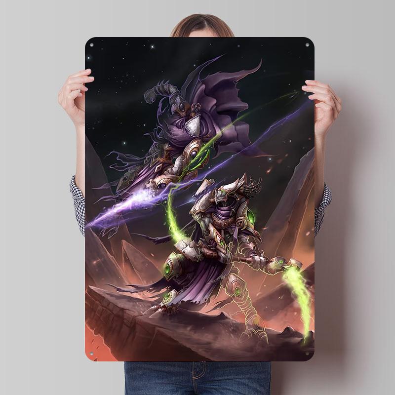 SStarCraft Tinplate Posters Customizable Wall Art Retro Vintage Metal Tin Signs for Decoration Home Decor Items House Interior