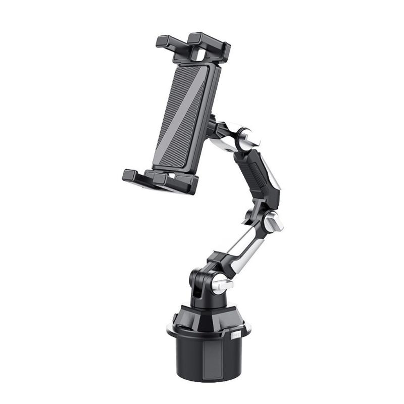 

Adjustable Collapsible Foldable Car Phone Tablet Holder With Cup Mount Secure Grip For Phone Tablet Vehicle Organization 1