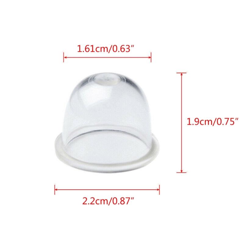 10/100Pcs Carburetor Primer Bulb Replace Primer Bulb Bulbs Pump Trimmer Blowers Brush Cutter Carburetor Oil Cup