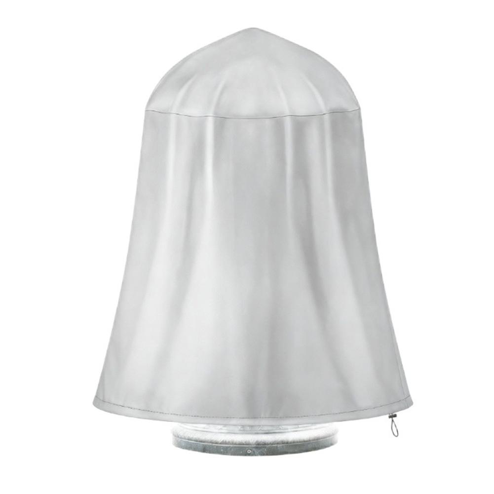 Outdoor Garden Fountain Cover 420D Oxford Waterproof Dustproof Round Bird Bath Protector For Round Fountains Furniture Covers