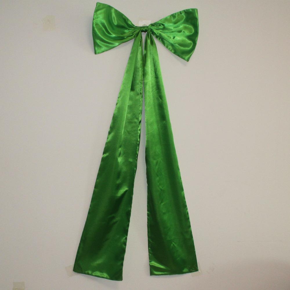 New Large Satin Bow Christmas Tree Topper Bow with Long Streamers Red Indoor Decoration Ribbon Holiday Ornament Valentine s Day 17cm
