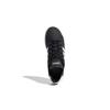 Adidas Neo Grand Court Synthetic Leather Canvas Comfortable Versatile Breathable Low-Top Skate Shoes Kids Sneakers Gray Black EG1517