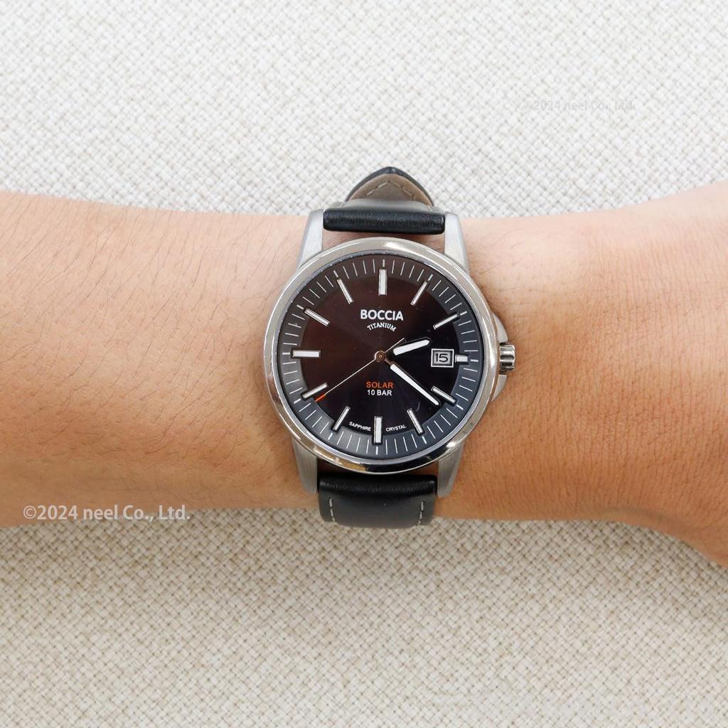 Uhr Schwarz [Boccia Titanium] 3643-02