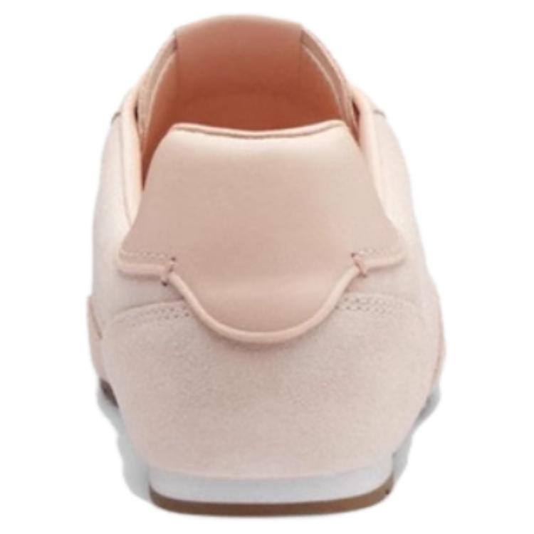 Coach De Training Lambskin Leather Round Toe Lace-Up Low-Top Casual Shoes Women sneakers Pink CAQ41-BLH