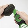 3-in-1 Avocado Slicer Kitchen Tool Green Fruit Slices Kitchen Slicer Avocado Peeler Skinner Multi-Tool