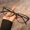 New Fashionable Cat Eye Women Glasses Retro Ultra Light Anti Blue Light High Quality Neutral Flat Light