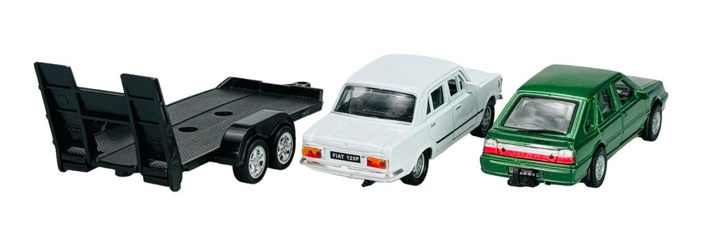 WELLY 2-PACK POLONEZ CARO PLUS + FIAT 125p 1:34