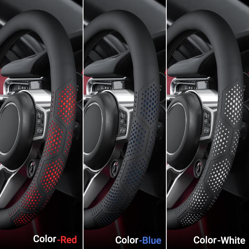 Car Steering Wheel Cover Ultra-thin Breathable Case For MINI Cooper R56 F56 R50 JCW Cabrio Aceman Countryman Clubman Roadster