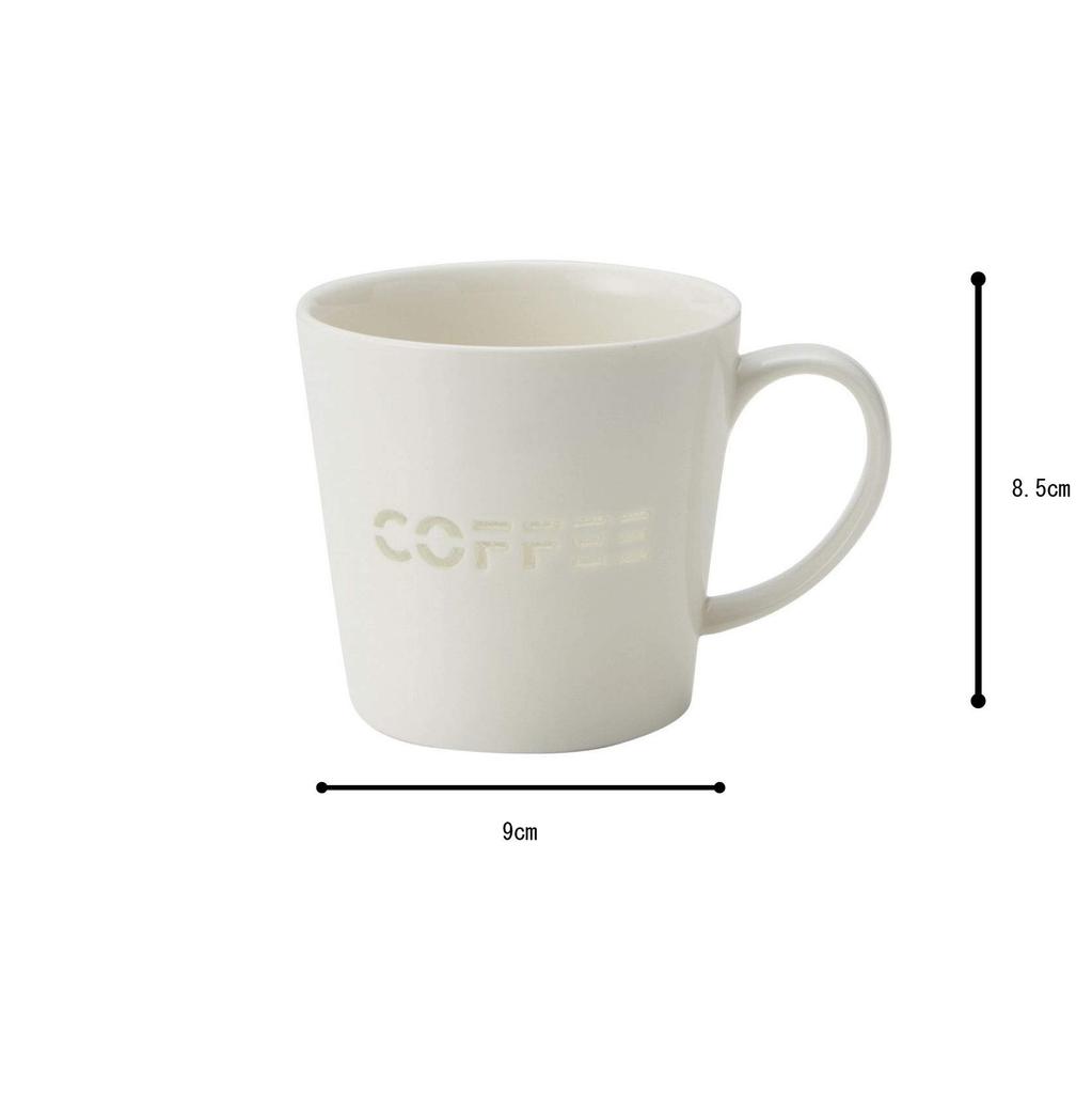 TAMAKI Sukasi Coffee Mug, Diameter 9cm x Height 8.5cm, 350ml, Microwave and Dishwasher Safe, T-907634