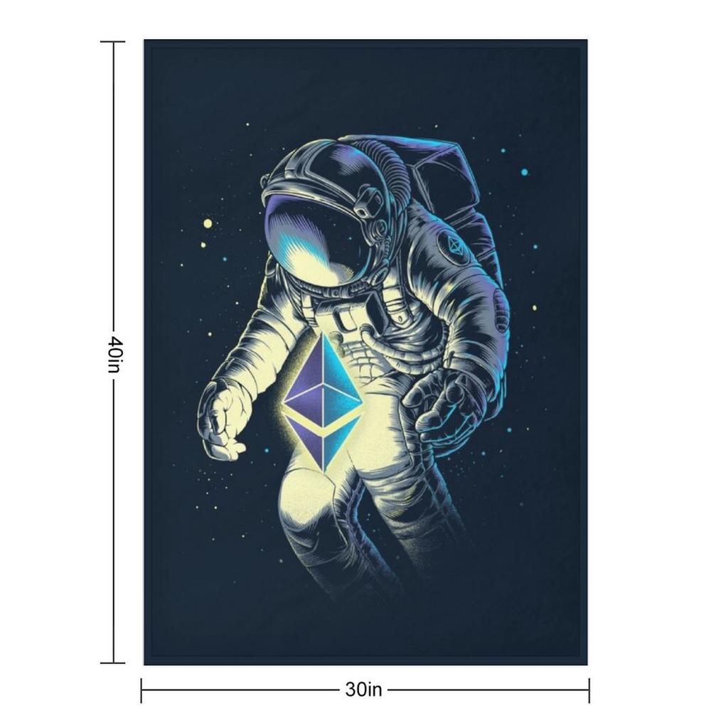 Space Ethereum Throw Blanket Sleeping Bag Sofa Quilt Fashion Sofas Comforter Blankets