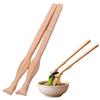 Non-Slip Foot Shape Chopsticks Reusable Toe Food Clip Easy To Clean Funny Food Sticks  Kitchen Use