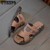 WTEMPO Mens Summer Sandals Soft Bottom Hollow Thick Bottom Slides Outdoor Seaside Beach Shoes Indoor Slip Resistant Slipper Wearable Hiking Shoes