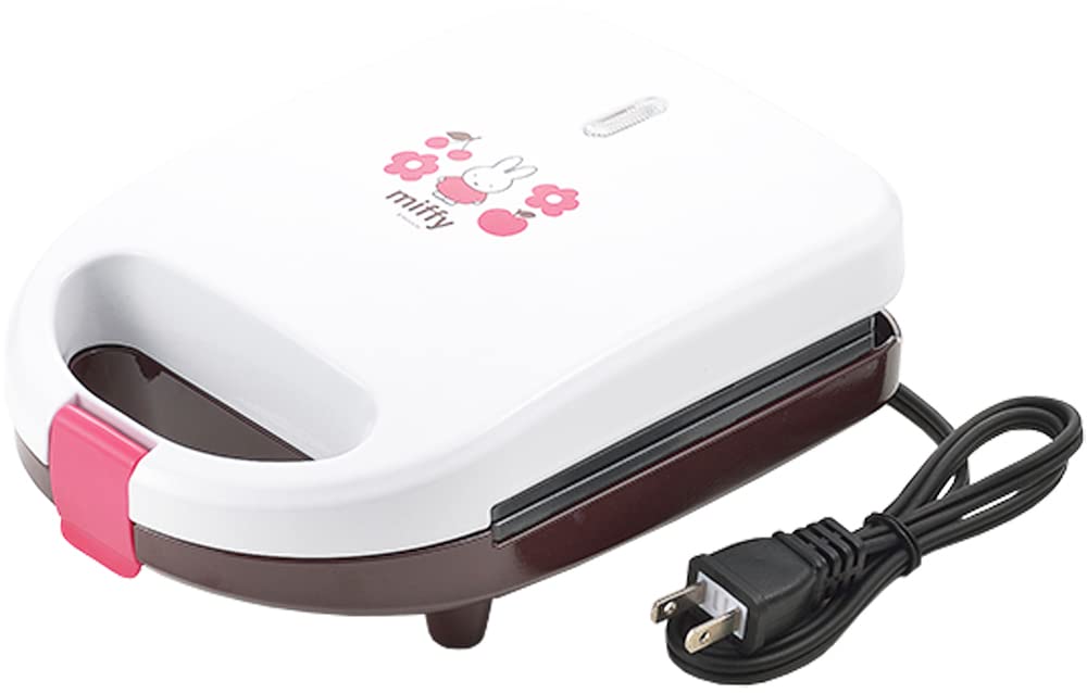 

Tamahashi DB-207 Half-Size Hot Sandwich Maker with Miffy Design, Perfect for Toasting Crusts and Breakfast