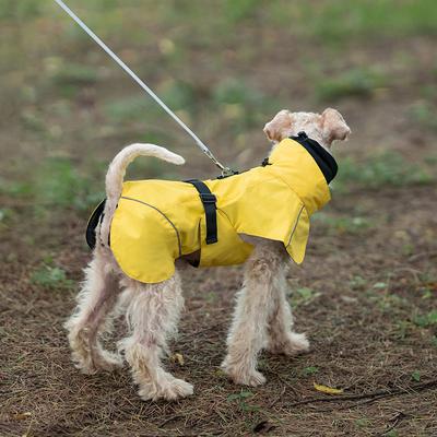 Small and Medium-sized Dog Dog Raincoat Double Neck Waterproof Breathable Puppy Raincoat Outdoor Poncho Pet Raincoat Pet Supplies