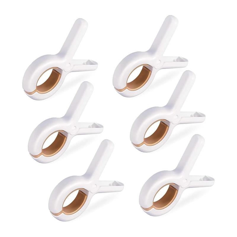 4/6Pcs Beach Towel Clips Set for Beach Chairs Strong Grip Clothes Pegs Large Non-Slip Towel Pegs Clothespins for Hanging Clothes