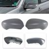 Car Grey Door Wing Mirror Covers Cap For Nissan For Qashqai 2007-2014 Left Or Right Door Wing Mirror Cover Cap Case