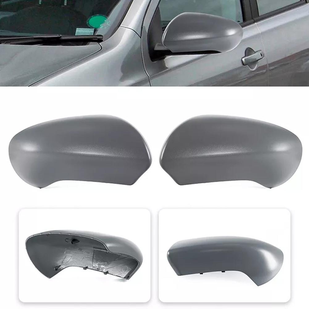 Car Grey Door Wing Mirror Covers Cap For Nissan For Qashqai 2007-2014 Left Or Right Door Wing Mirror Cover Cap Case