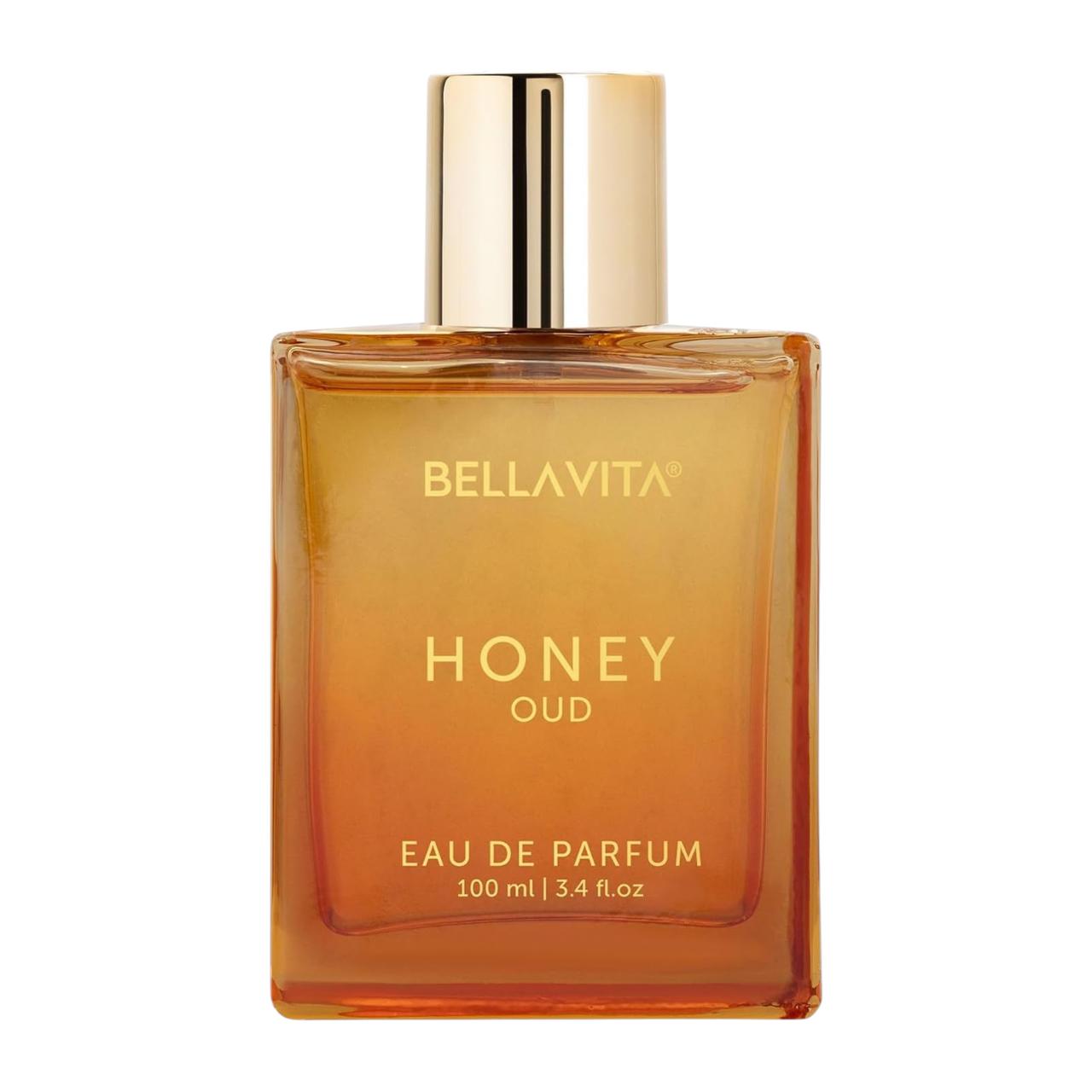 Bella Vita Luxus Honig Oud Parfüm 100ml Für Männer Und Frauen | Langanhaltendes Süßes Holziges Würziges Eau De Parfum | Unisex Geschenk Duft
