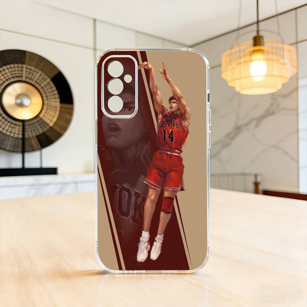 Anime basquete-E  Phone Case Transparent Silicone Soft For SamsungA10,12,20,21S,30,31,40,50,51,52,70,71
