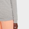 Nike Sports Lifestyle Series Round Neck Letter Print Long Sleeve T-Shirt Kids Tops Gray DR9629-063